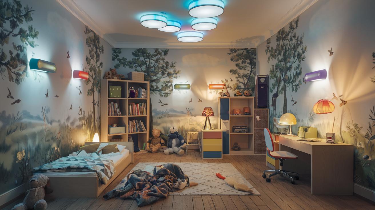 Jakie oświetlenie wybrać do pokoju dziecięcego? 4 Jakie oświetlenie wybrać do pokoju dziecięcego?