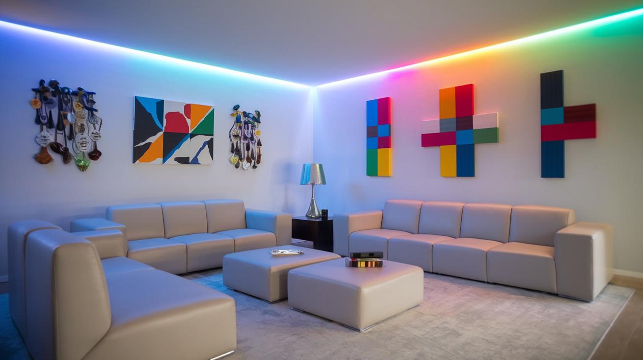 Oświetlenie RGB – jak wprowadzić kolor do wnętrza?