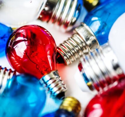 kolorowe lampki