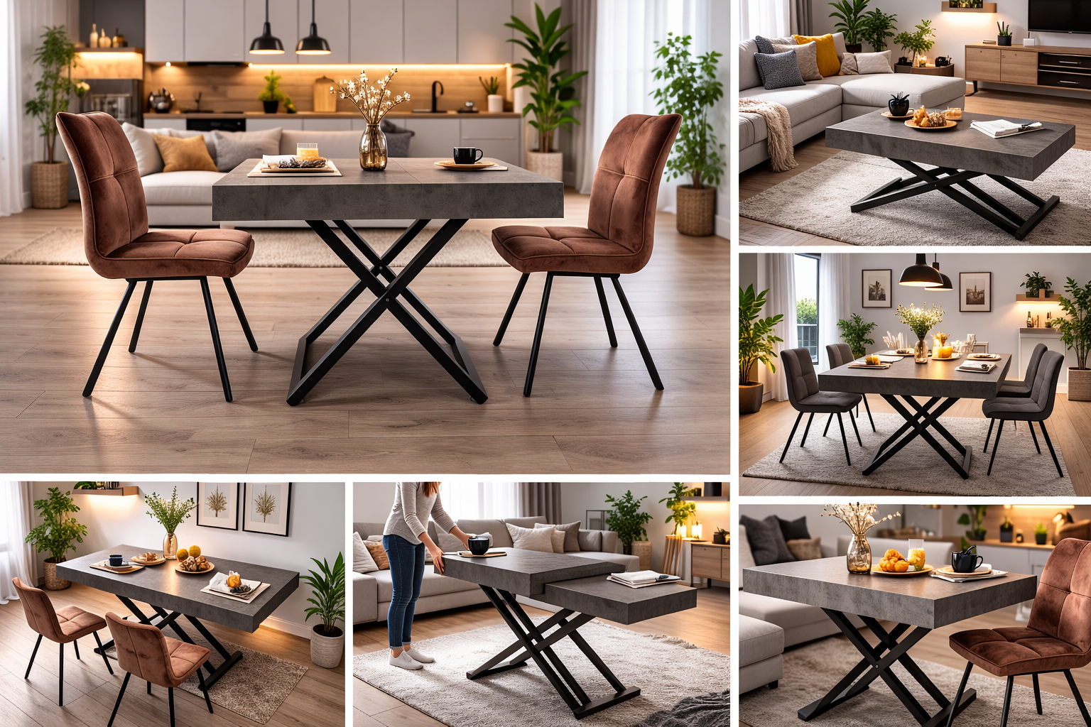 Ławostół w nowoczesnym mieszkaniu: kiedy ma sens, a kiedy lepiej postawić na klasyczny stół 4 Ławostół